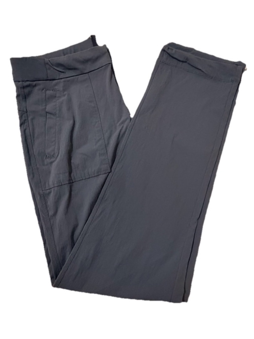 Vina Pants Women’s Stretch Drawstring Jogger Hiking Travel Lightweight Gray Sz M